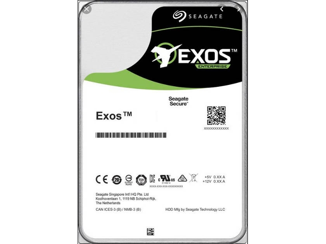 Disco HDD Interno SEAGATE Exos X16 (16 TB - SATA - 7200 RPM)