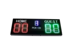 Marcador electrónico LED portátil de 5 dígitos con control remoto.