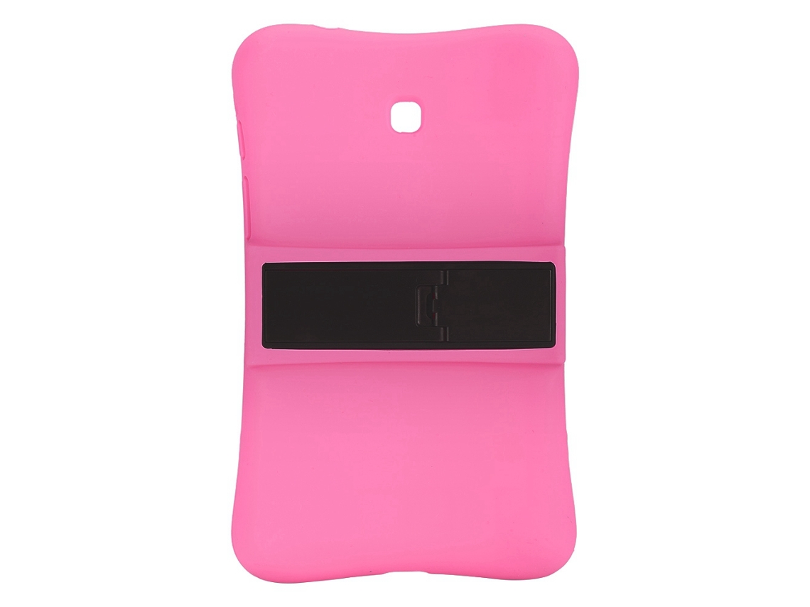Funda a prueba de golpes con soporte ajustable para Samsung Pad P3200 (rosa)