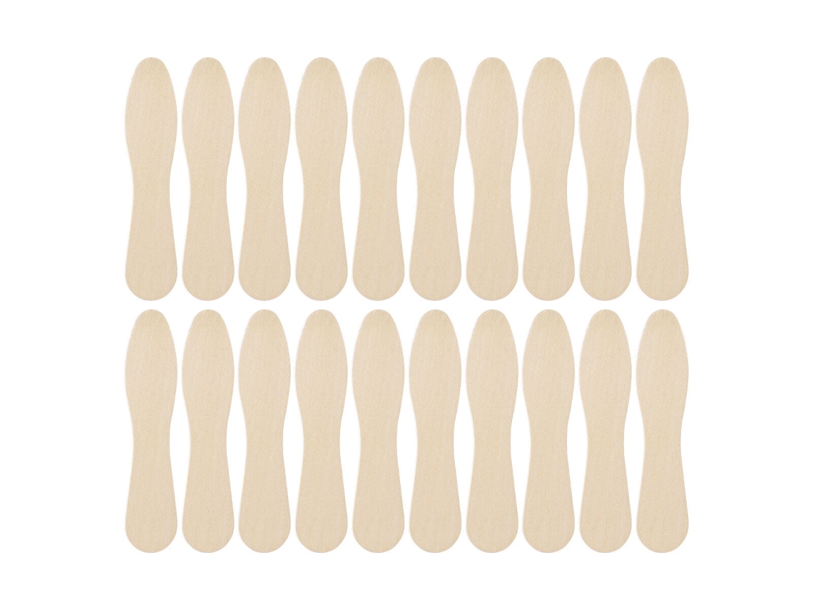 Bestonzon 100 Cucharas De Madera Para Helado, Cucharas De Madera Para Cata, Paletas Para Paletas