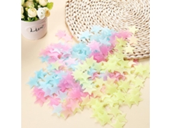 VVJIJILLY Decoração Encantadora De Céu Estrelado, Estrelas Que Brilham No Escuro, Estrelas Luminosas De Pvc À Prova Dágua E Atóxicas, Brilho Intenso E Duradour
