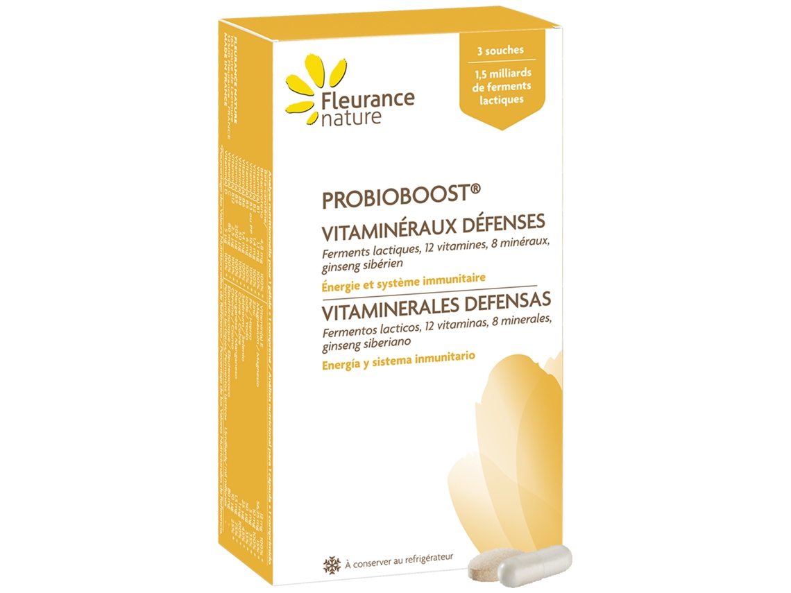 Probioboost® Vitaminerales Defensas Fleurance Nature 30 Comprimidos + 28 Cápsulas