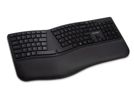 Teclado KENSINGTON Pro Fit Ergo (Inalámbrico - Alemán - Negro)