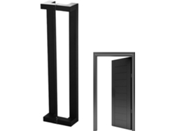 Puerta De Acero Inoxidable De 60 Cm Con Tirador Deslizante | Puerta De Armario En Cm