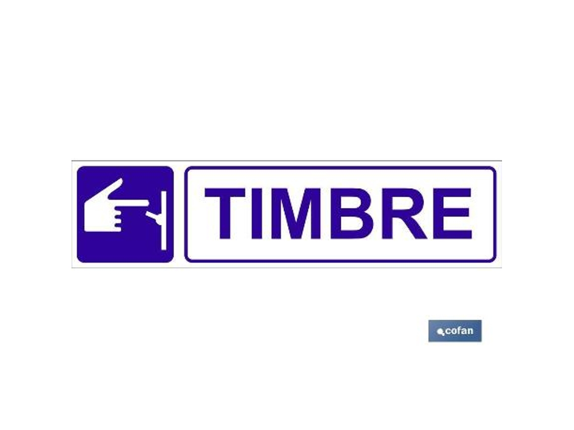 Señal glasspack adhesiva 175x45 timbre