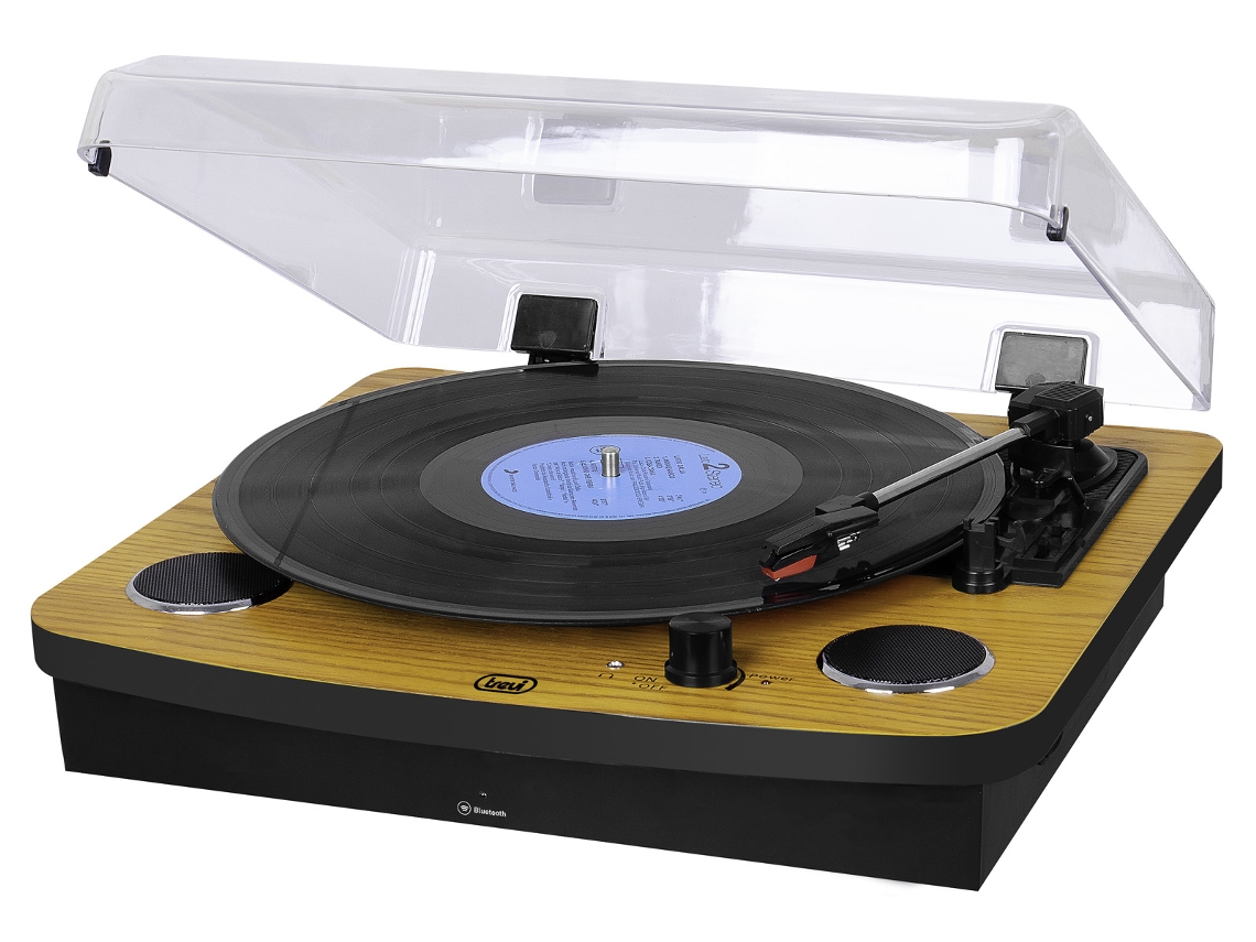 TREVI Tt 1022 Bt Tocadiscos Direct Drive Madera Negra