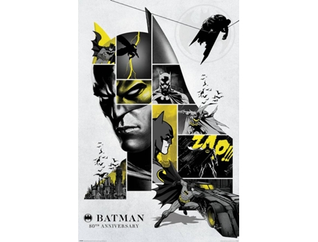 Póster GF Batman 80 Aniversario (61x91.5 cm)