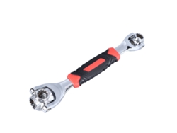 Llave Multifuncional 52 En 1 Con Rotación De 360 Grados, Apertura Móvil, Herramienta Rotativa Profesional, Acero 45