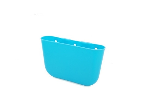Bote de basura del coche bote de basura de la suspensión caja de almacenamiento del coche[Azul / 500ml-1l]
