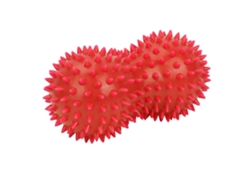 Vlrla-pelota De Masaje Espinosa De Cacahuete De Pvc Para Espalda Y Pie Masajeador Muscular Fitness Rojo