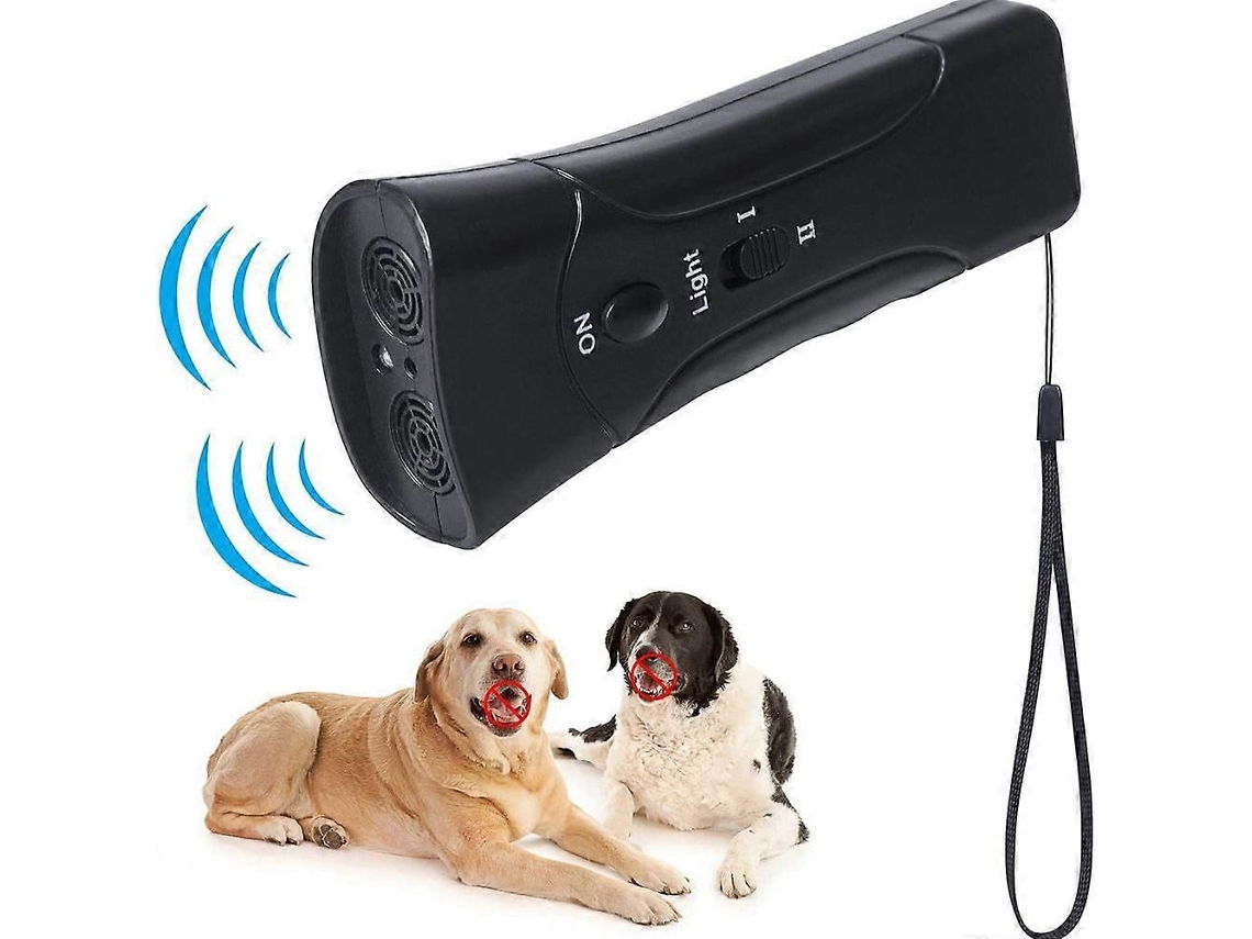 Dispositivo Anti-latido, Repelente Ultrassônico Para Cães Com Alcance De 9 Metros, Dispositivo Anti-latido Para Cães, Ferramenta 3 Em 1 Para Cont