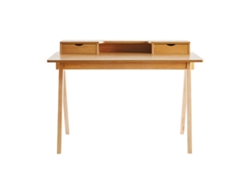 Escritorio Con Almacenaje de Madera Clara 120 Cm Pulito MILIBOO