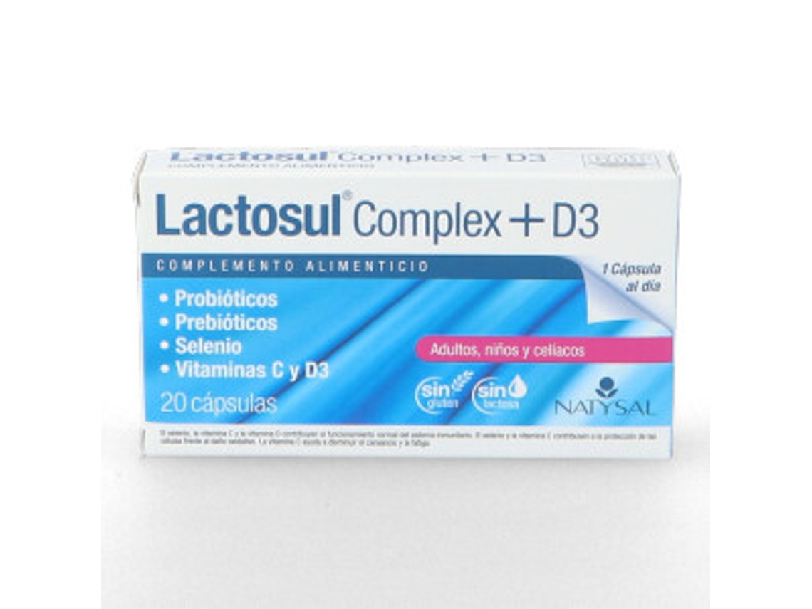 Complemento Alimentar NATYSAL Natysal Lactosul Complex +D3 20Cap.