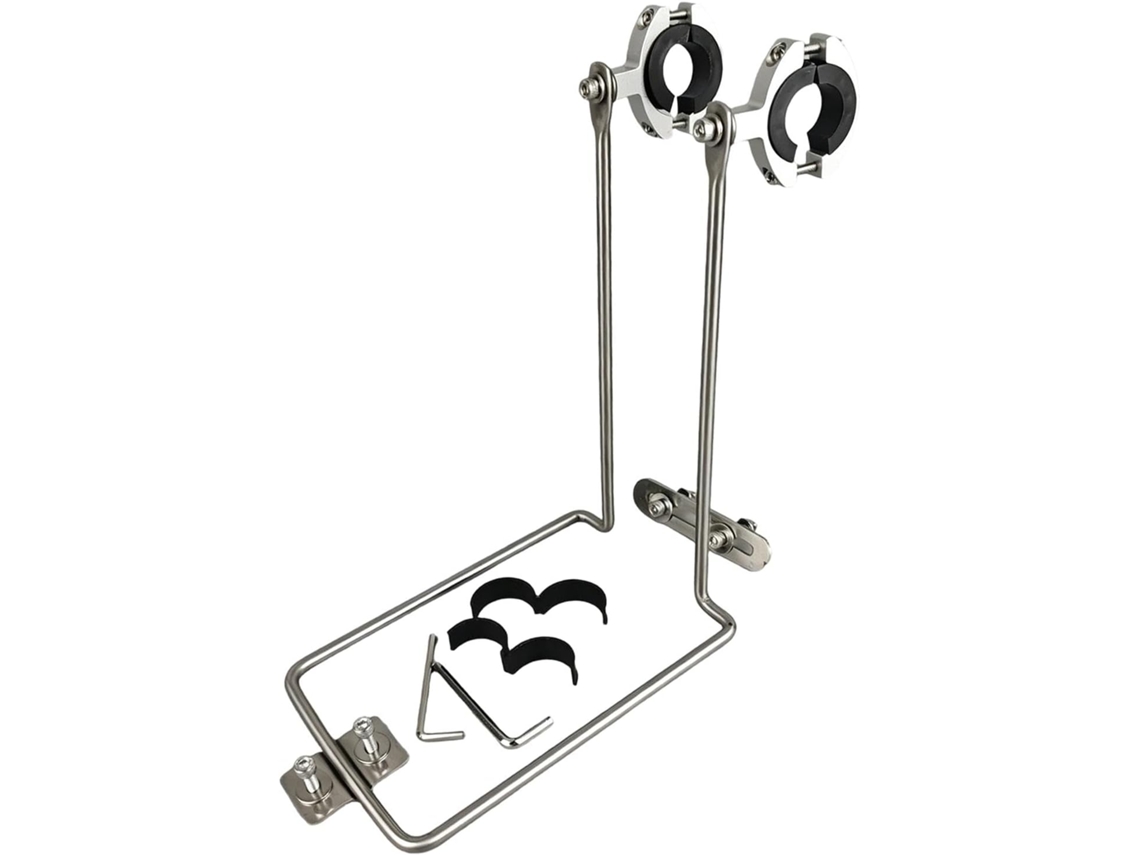 Portaequipajes Para Bicicleta Harilla De Acero Inoxidable, Robusto Duradero. Fácil Instalación Compatibilidad