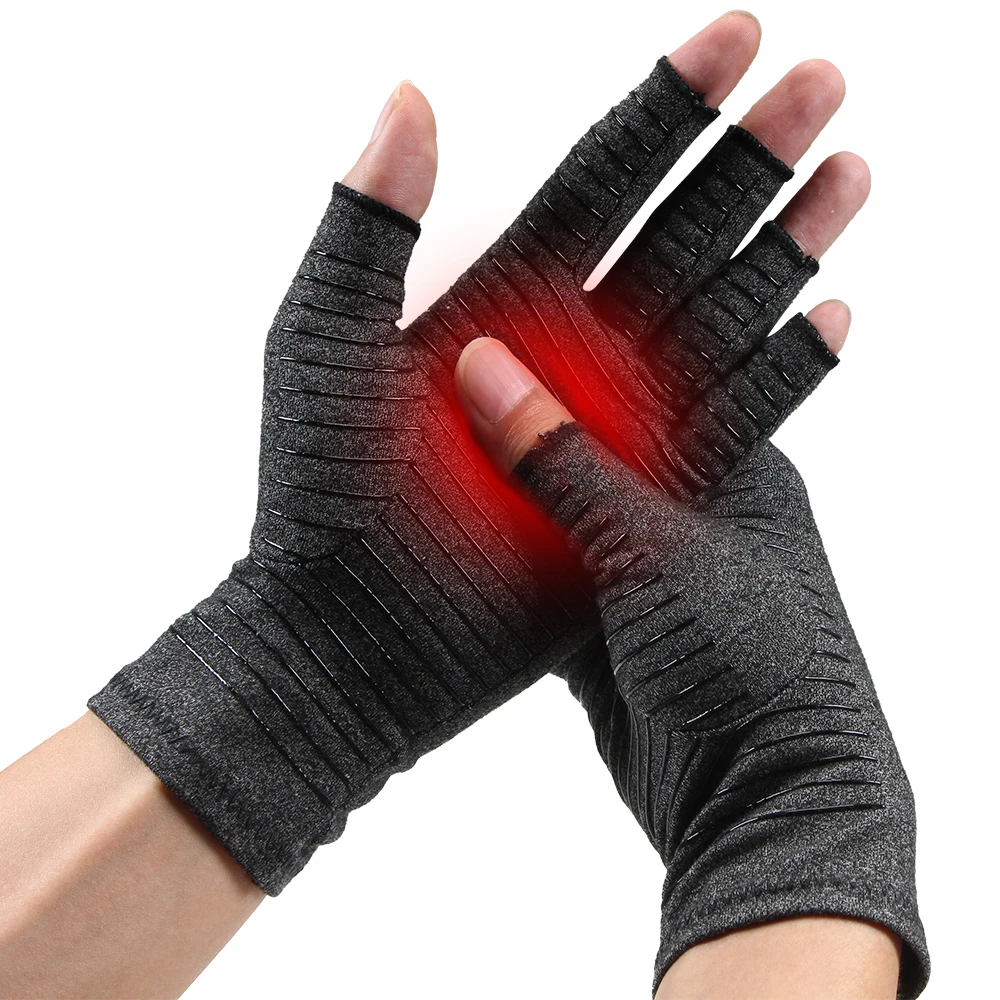 Paquete de 1 guante de compresión para artritis, soporte para muñeca, alivio del dolor articular y protección para las manos. Mdug (m)