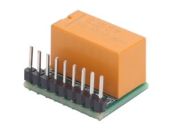Módulo de relé DPDT ultracompacto DR21A01 con ajuste automático, 12 V CC.