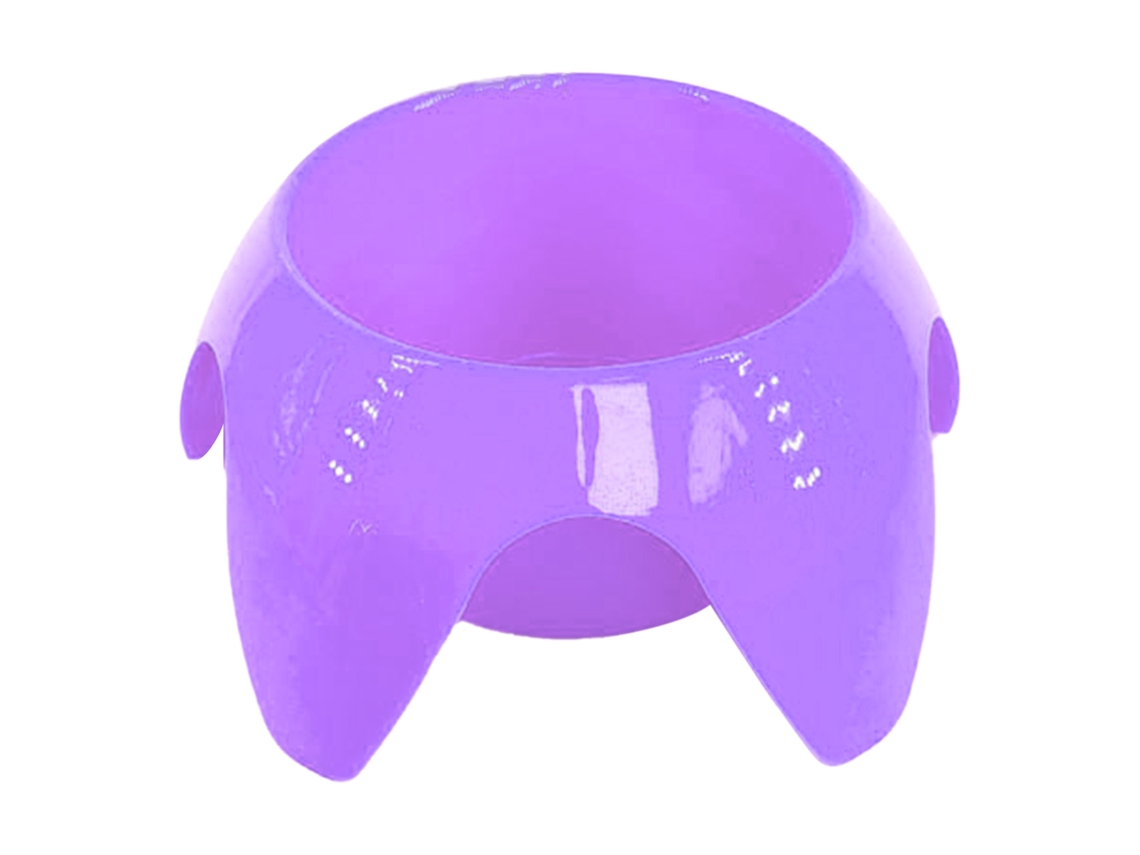 Portavasos Multifuncional De Plástico Para La Playa Con Acceso Para Aperitivos, Vasos Y Teléfono - Morado