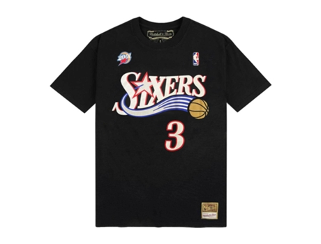Camiseta de Hombre para Baloncesto MITCHELL & NESS Philadelphia Nba Allen Negro (L)