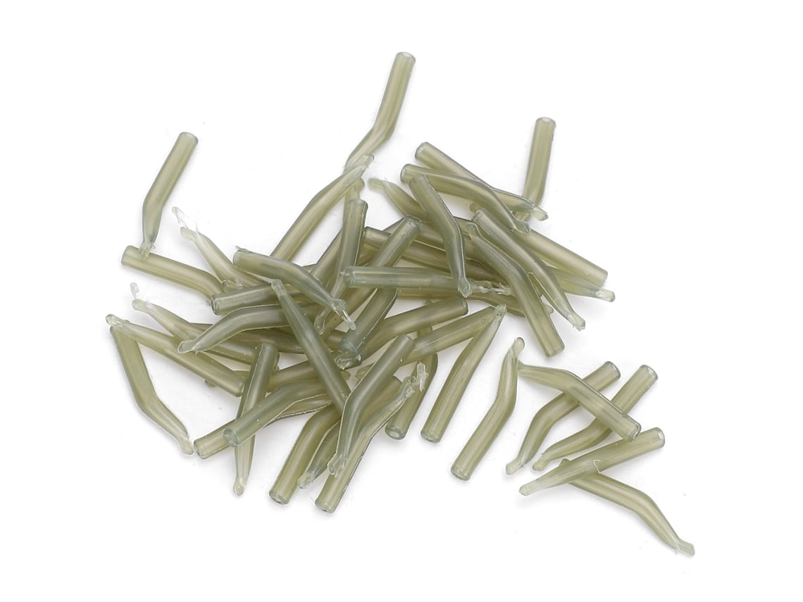 2026rebe-100 Piezas Fundas Anti Enredos Pe 20mm Color Verde Claro Accesorios De Pesca Para Carpa