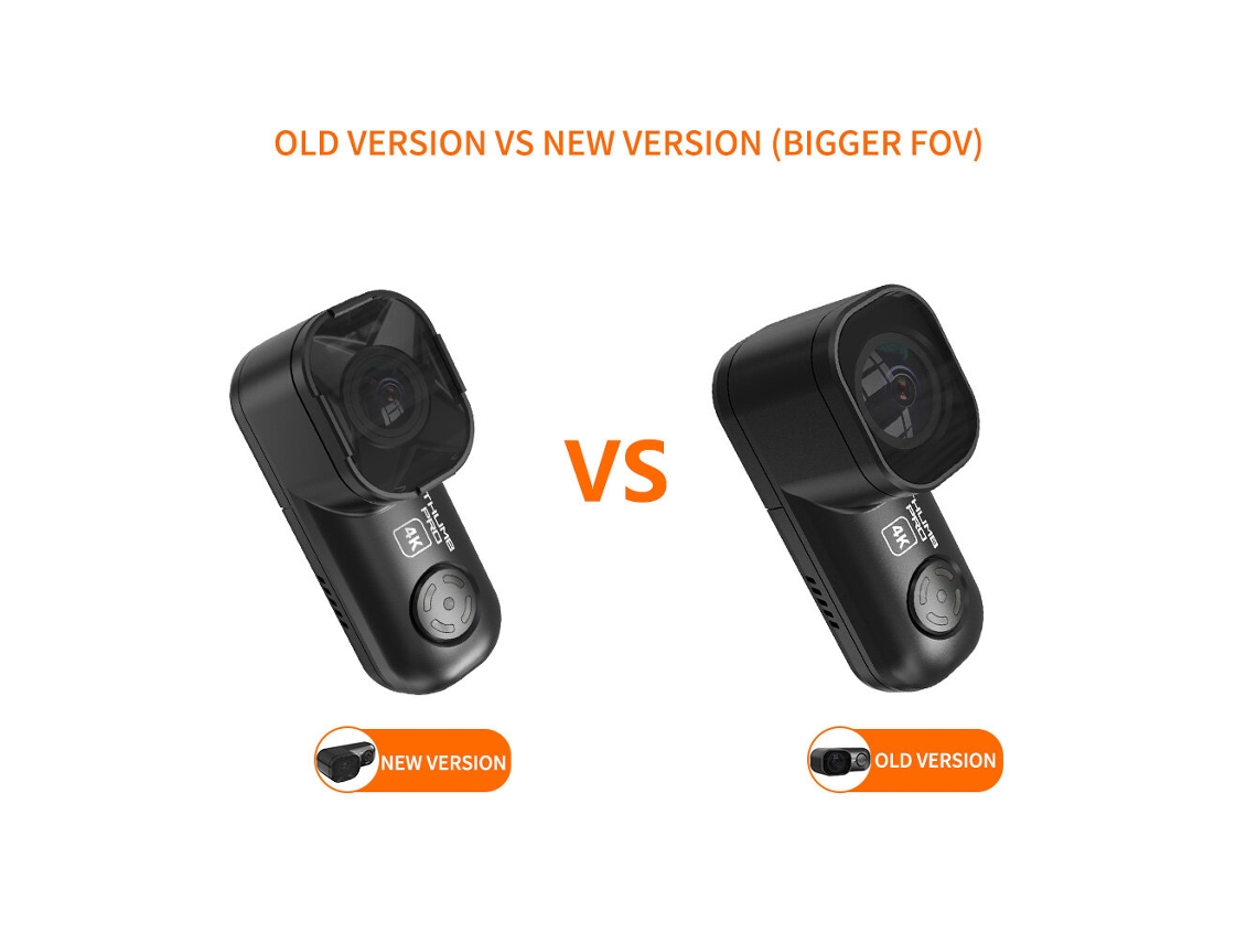 Thumb-pro-w-128gruncam Thumb Pro W 4k30fps 12mp V2 155° Giroscopio Sd 256g 16g Mini Cámara Acción Rc Drone Cinewhoops
