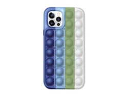 Caso De Teléfono De Silicona Fidget Pop Para Ios 11 Con Burbujaspush Y Cubierta Sensorial