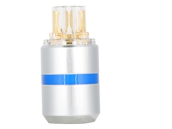 Conector De Alimentación Mono Audio F107g, De Cobre Puro Chapado En Oro De 24 Quilates Para Audio Hifi Profesional.