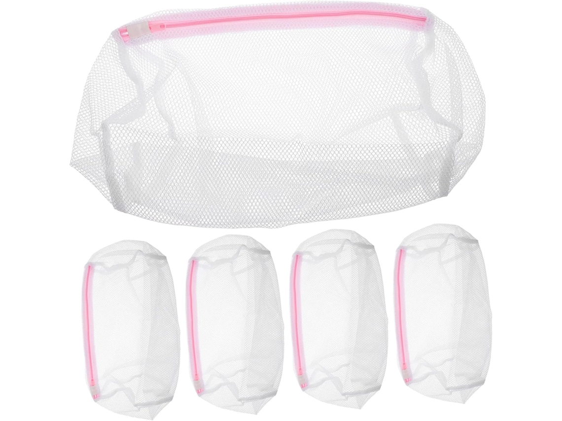 Poliéster Rosa 5 Bolsas De Lavandería Para