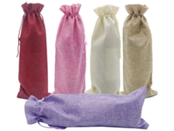 Bolsas de Yute - Set de 10 bolsas de yute para botellas de vino NEVEANCE