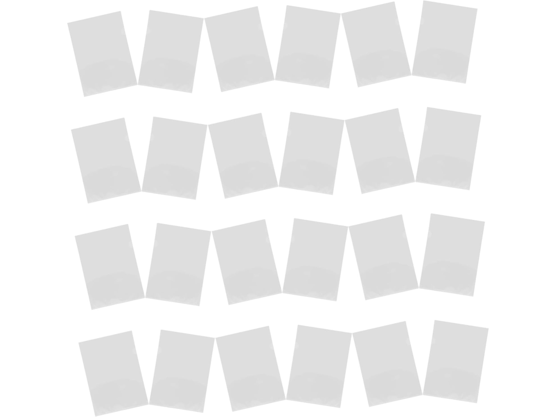 100 Fundas Transparentes Con Forma, Resistentes E Impermeables, Para La Escuela Y El Hogar.