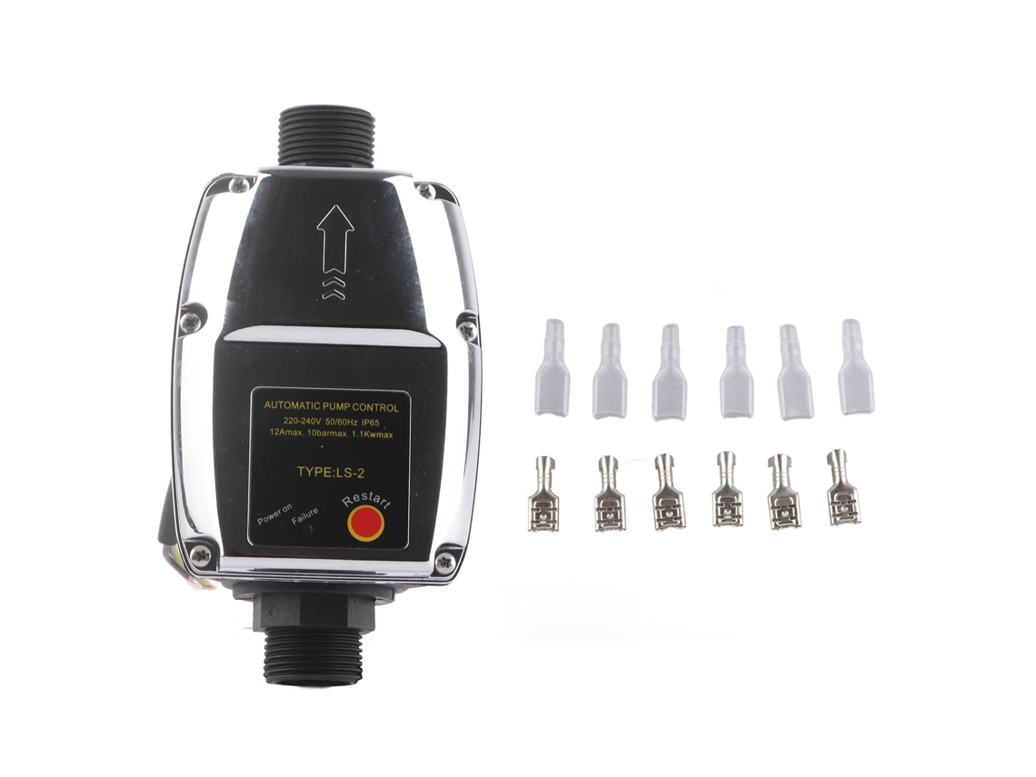 Controlador Automático De Bomba Con Detección De Fugas E Interruptor De Presión Eléctrico Ip65 Rosca G1 110v