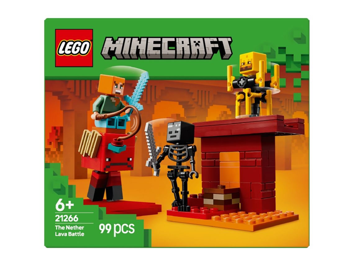 A Batalha da Lava do Nether - 21266 LEGO-MINECRAFT 
