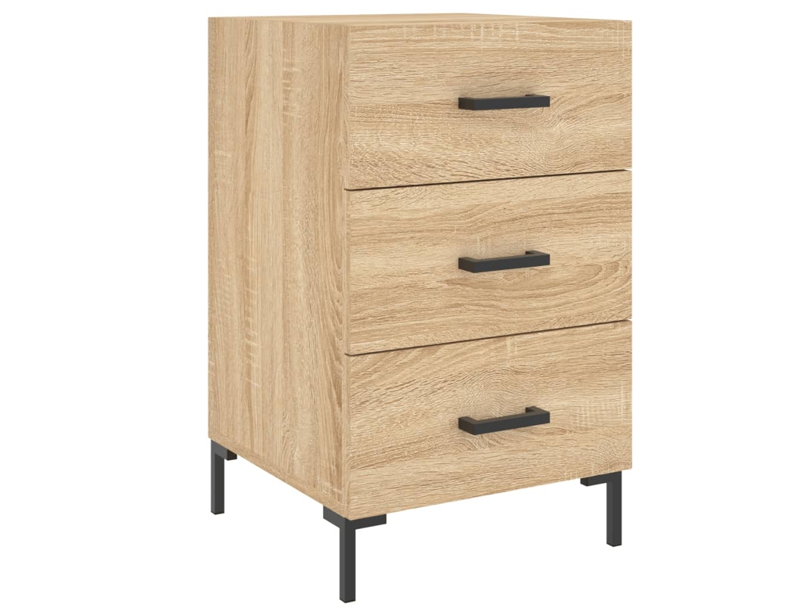 Maison Exclusive - Mesita De Noche Madera De Ingeniería Roble Sonoma 40x40x66 Cm