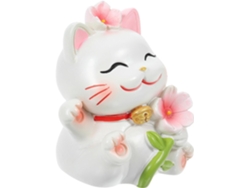 Figura Resina Adorable Diseño Cerezo Adorno Decorativo Temática Hogar Oficina Coche Gato Flor