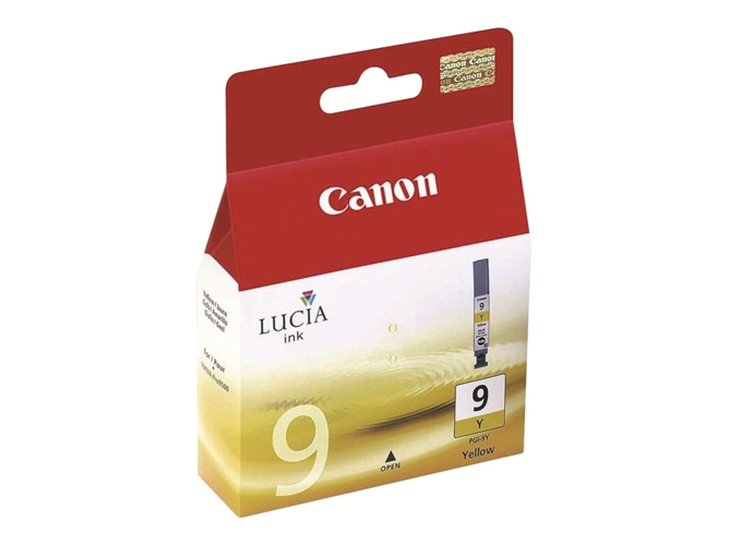 Cartucho de tinta Original CANON PGI-9C Amarillo para PIXMA iX7000, MX7600, Pro9500