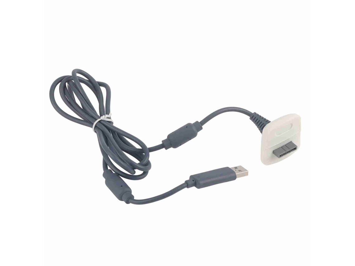 Cable De Carga Rápida Usb Para Mando Inalámbrico De Microsoft Xbox 360 (blanco) Para Diferentes Aplicações E Usos