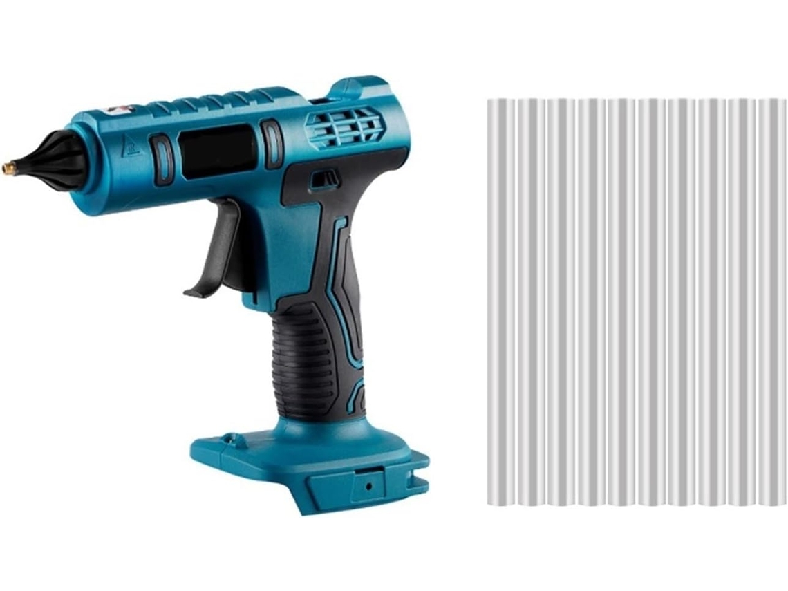 Pistolet À Colle Thermofusible Électrique Sans Fil Buse De Cuivre Anti-brûlure Recargable Outil