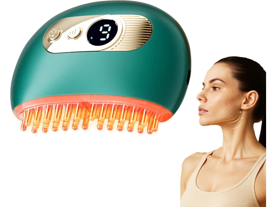 Masajeador facial para esculpir el cuerpo, drenaje linfático, elimina la papada, mejora el contorno de la mandíbula y reduce la hinchazón.