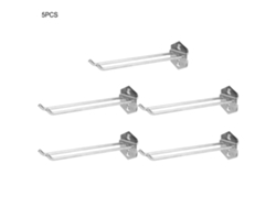 5 Estantes De Almacenamiento De Herramientas Para Montaje En Pared Con Ganchos Para Garaje, 200x6 Mm