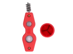 Kit de limpieza y desbarbado de tuberías, cepillo de pulido interno y externo para tuberías de cobre.