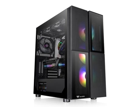 Caja PC THERMALTAKE Versa T26 Tg Argb Midi Tower Negro
