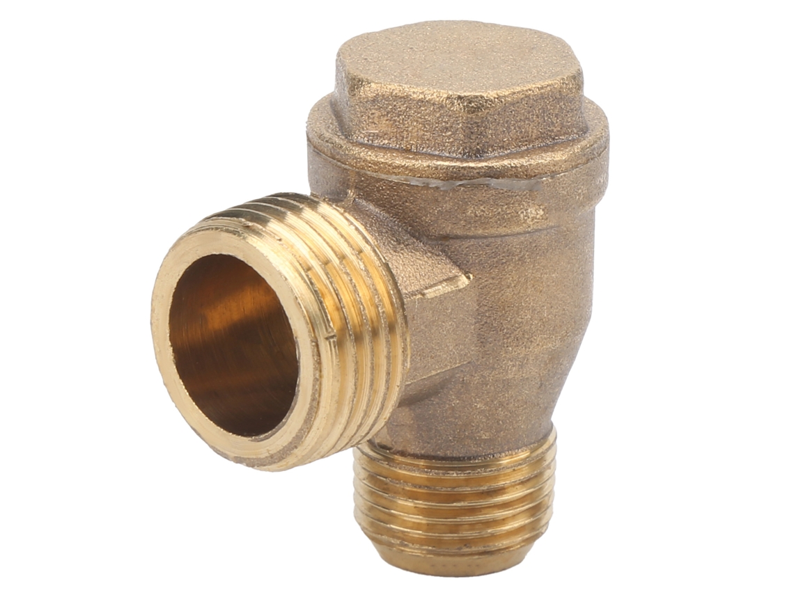 Válvula De Retención De Latón 2vías Para Compresor De Aire 1/2x3/8 Accesorios Neumáticos