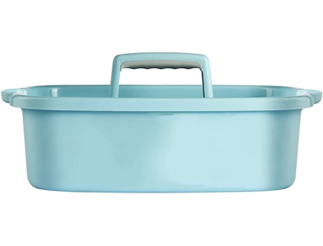 Bolsa De Plástico Para Carrito De Ducha, Organizador De Cesta De Carrito De Almacenamiento Portátil Con Asa Para Dormitorio, Jardín, Azul ZMDECQNA