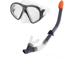Máscara y Tubo de Respiración INTEX 55648 (Negro)