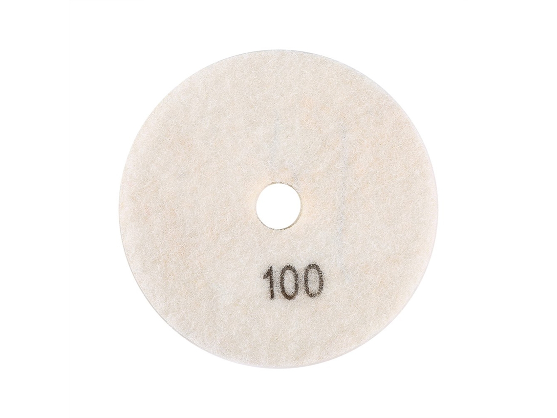 Disco De Esmerilado Diamante Húmedo 100mm 4'' Para Granito Mármol Piedra (granularidad 100)