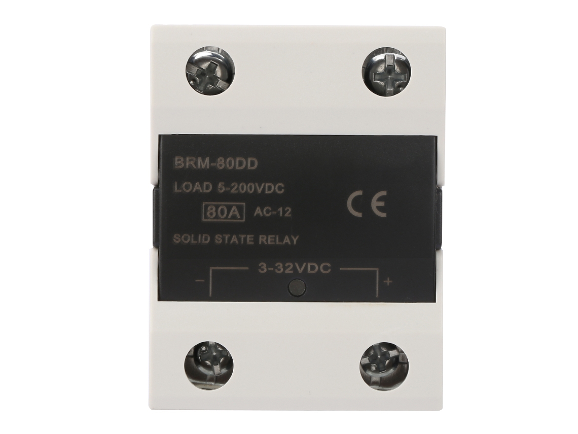 Relé De Estado Sólido Ssr Brm-80dd Control Dc 3-32v 80a Comunicación