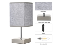 Yncm2026-lámpara De Mesa De Noche Led Con Control Táctil Y Regulable Para Dormitorio Sala Hotel