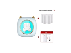 Mini Impresora 7 Luces Led Mini Impresora De Papel Térmico De Bolsillo C23-03 Gertiz