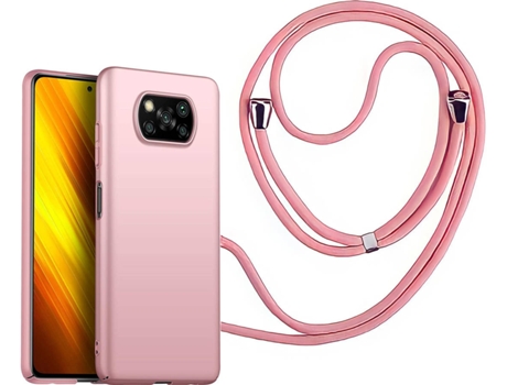 Funda Xiaomi Poco X3 Nfc Turtleshell Rígida con Collar Rosa