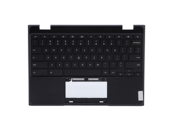 Cubierta De Reposamuñecas Con Teclado Ensamblado, Duradera, Compatible Con Lenovo Chromebook 100e 2ª Generación Ast 5cb0z21474