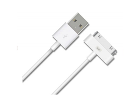 Cable BIWOND Iphone 3/4/4S Blanco Biwond 1.5M 30 Pins
